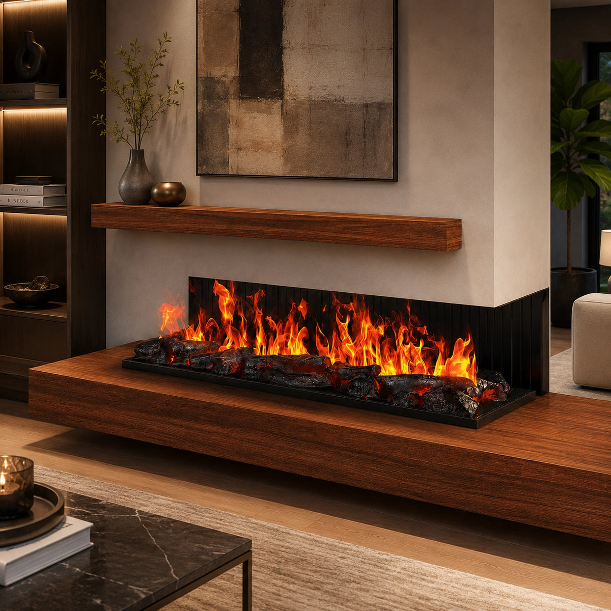Vanlivings Emberstone 3D Water Vapor Fireplace
