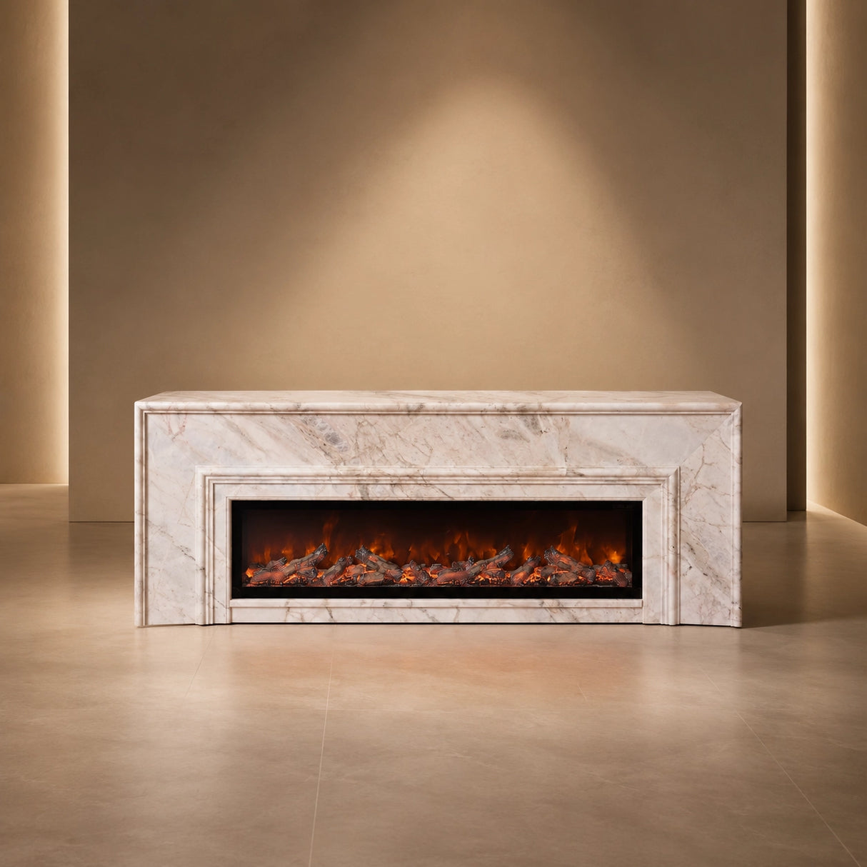 Vanlivings Lila French Marble Fireplace