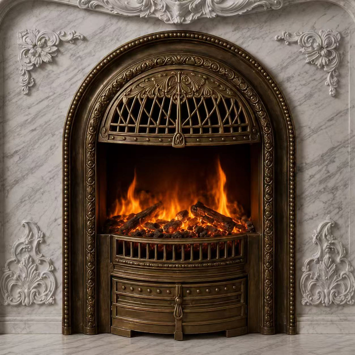 Vanlivings Marielle French Marble Fireplace