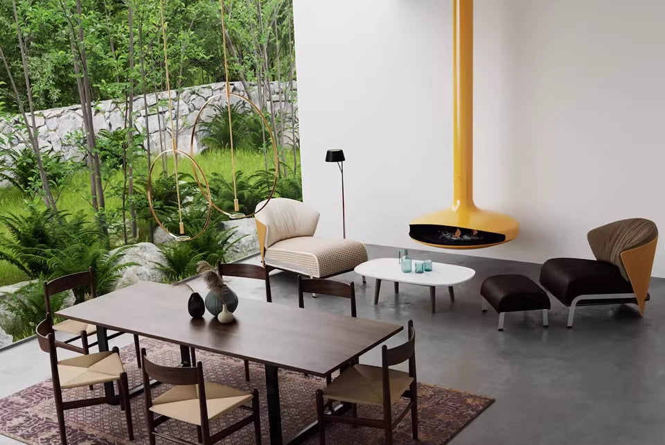 Vanlivings Orbit Suspended Fireplace