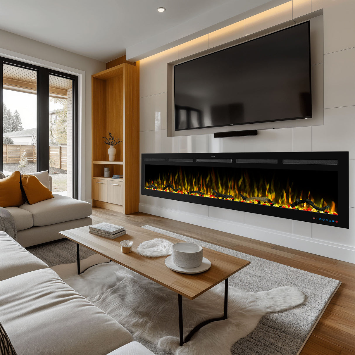 Vanlivings Holoflame Smart Linear Electric Fireplace