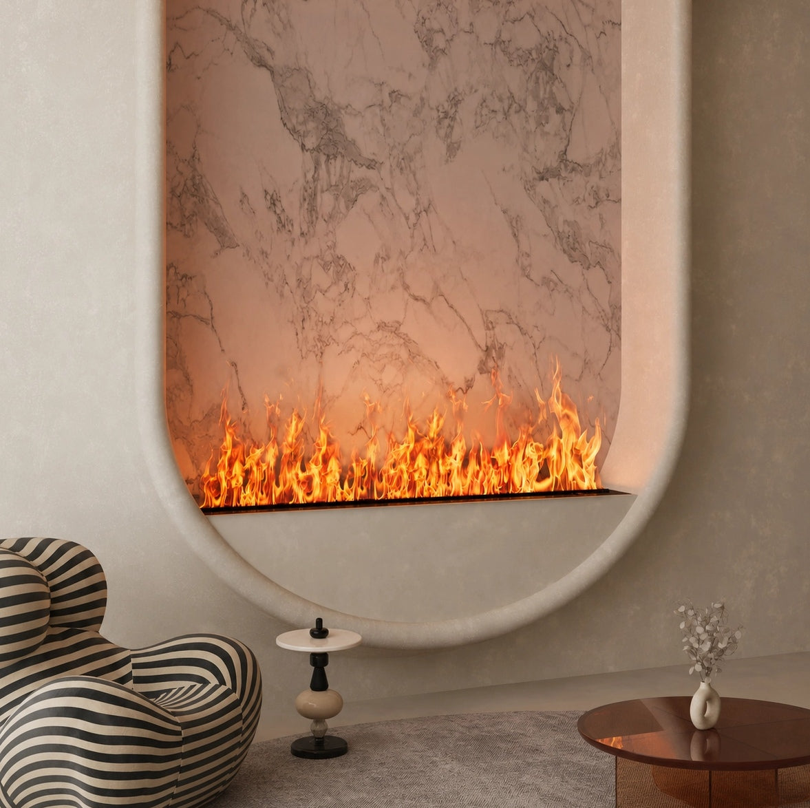 Vanlivings Morse 3D Water Vapor Fireplace