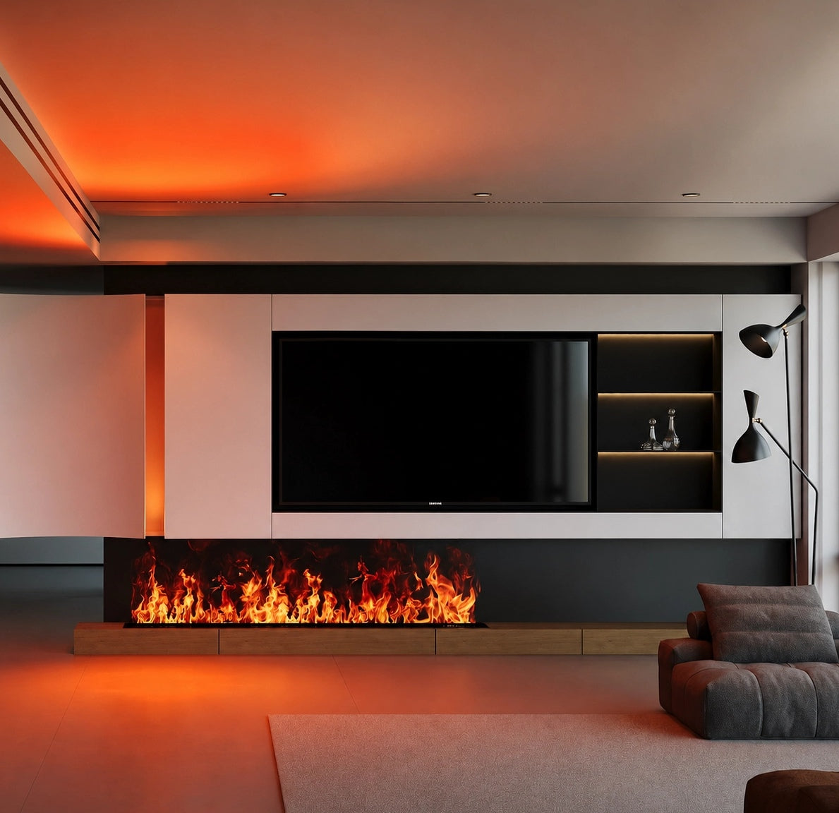Vanlivings Morse 3D Water Vapor Fireplace