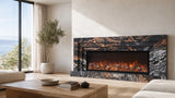 Vanlivings Aurelia Noir Cosmic Gold Stone Fireplace