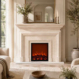 Vanlivings Benjamin Turkish Magnolia Marble Fireplace