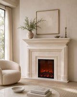 Vanlivings Benjamin Turkish Magnolia Marble Fireplace