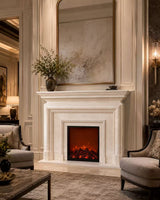 Vanlivings Benjamin Turkish Magnolia Marble Fireplace