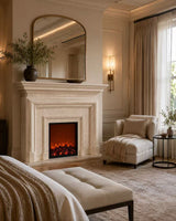 Vanlivings Benjamin Turkish Magnolia Marble Fireplace