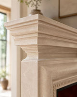 Vanlivings Benjamin Turkish Magnolia Marble Fireplace