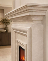 Vanlivings Benjamin Turkish Magnolia Marble Fireplace