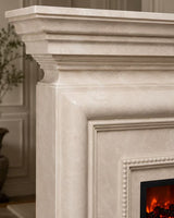 Vanlivings Benjamin Turkish Magnolia Marble Fireplace