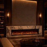 Vanlivings Vimmerle Bulgari Blue Marble Fireplace