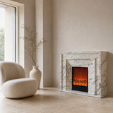 Vanlivings Laurent Calacatta Marble Fireplace