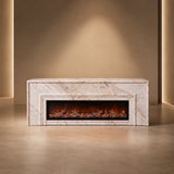 Vanlivings Lila French Marble Fireplace