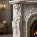 Vanlivings Marielle French Marble Fireplace
