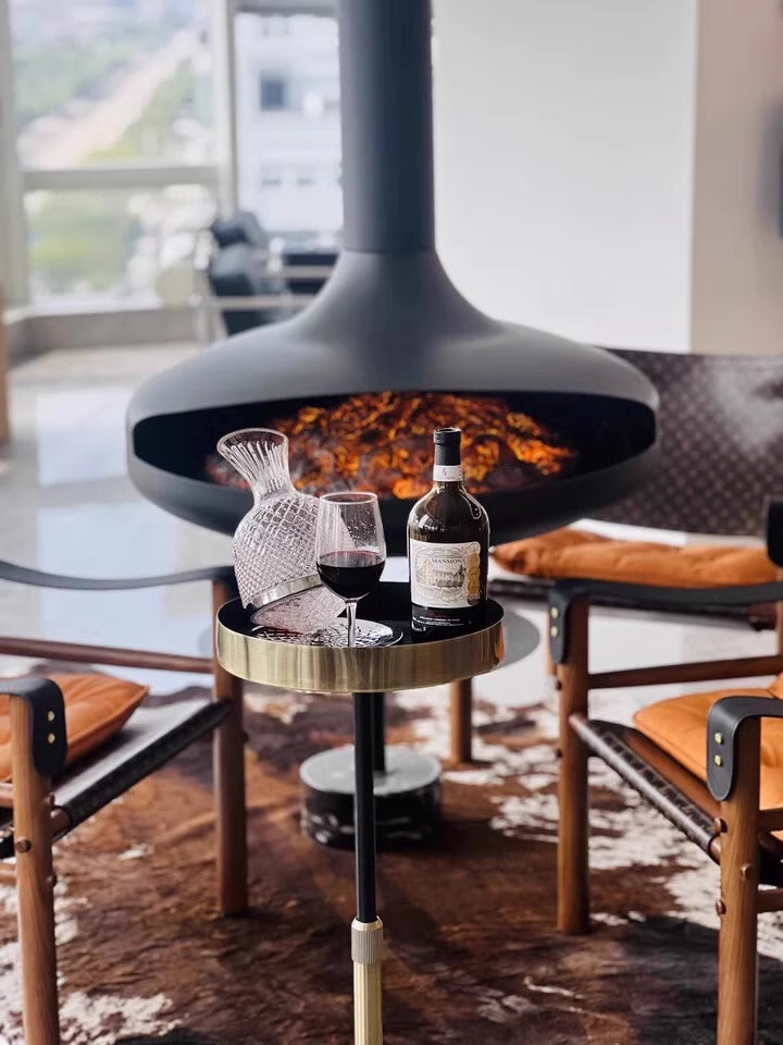 Vanlivings Orbit Suspended Fireplace