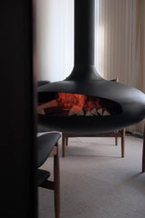 Vanlivings Orbit Suspended Fireplace