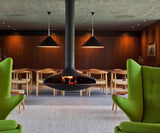 Vanlivings Orbit Suspended Fireplace