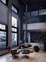 Vanlivings Orbit Suspended Fireplace