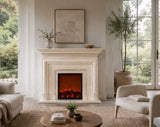 Vanlivings Benjamin Turkish Magnolia Marble Fireplace