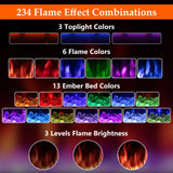Vanlivings Holoflame Smart Linear Electric Fireplace